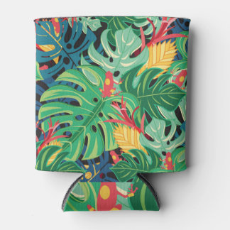 Laat Monstera kikkers donker patroon Blikjeskoeler