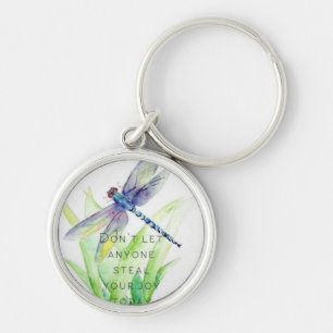 Laat niemand je Joy Dragonfly Sleutelhanger sturen