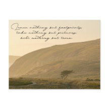 Laat niets anders dan voetafdrukken