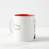 Laat nooit thuis zonder je TIARA! Two-Tone Coff Tweekleurige Koffiemok (Voorkant links)