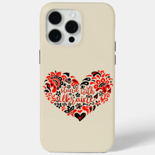 Laat Oekraïne met rust en hart iPhone 15 Pro Max Hoesje