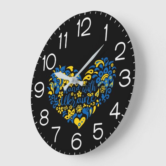 Laat Oekraïne met rust en hart Grote Klok (Hoek)