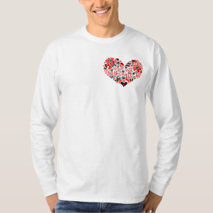 Laat Oekraïne met rust en hart T-shirt