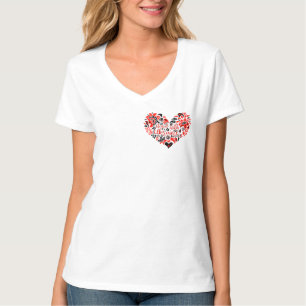 Laat Oekraïne met rust en hart T-shirt