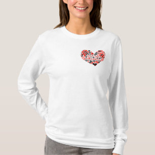 Laat Oekraïne met rust en hart T-shirt