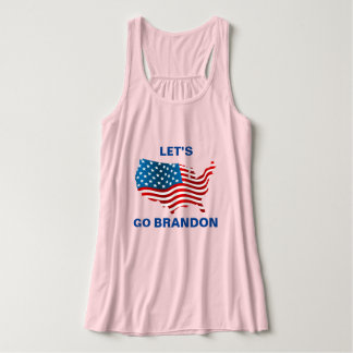 Laat ons Brandon Plus Grootte plus Grootte T-shirt
