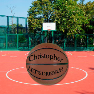 Laat Ons Dribbelen Volledige Grootte Basketbal