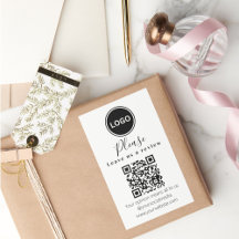 Laat ons een review achter | QR-code Modern Visite