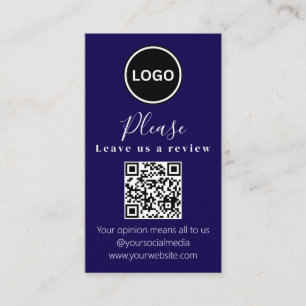 Laat ons een review achter QR-code Modern Visite Visitekaartje