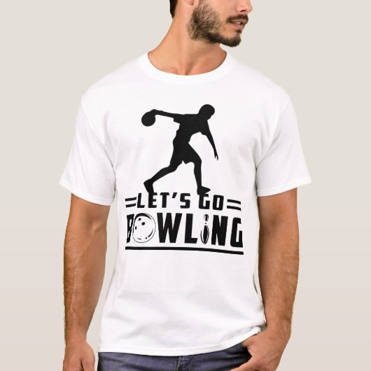 Laat ons gaan Bowling T-shirt (Voorkant)