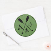 Laat ons gaan Camping Sticker (Envelop)
