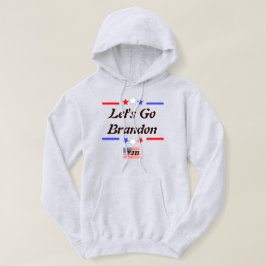 Laat ons met brandon gaan FJB Red White Blue Stars Hoodie