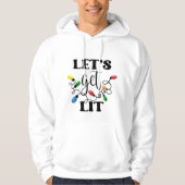 Laat ons met Kerstmis gaan Hoodie (Voorkant)