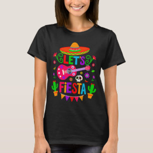 Laat Ons Mexicaans Feest Vieren 5 Cinco De Mayo Vr T-shirt