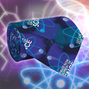 LAAT ONs NU EEN MOMENT STOPPEN VOOR EEN WETENSCHAP Stropdas