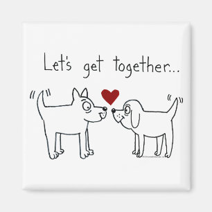 Laat ons samen Magnet Magneet