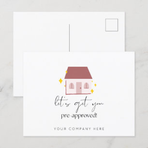 Laat ons u pre-goedgekeurde Estate Marketing van E Briefkaart