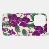 Laat Orchideeënbloemen bloeien in je leven iPhone Hoesje (Achterkant horizontaal)
