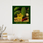 Laat Pickles maken Poster (Keuken)