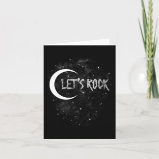 Laat Rock On Rock Star Moon met Stars Concert Byn Kaart