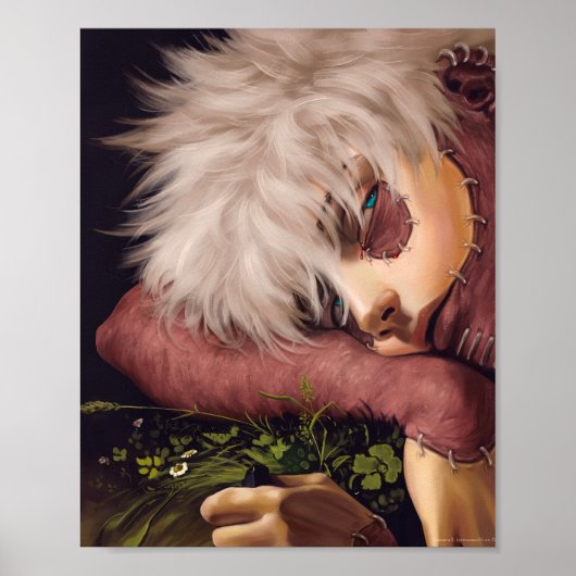 Laat schoonheid uit as komen poster (Voorkant)