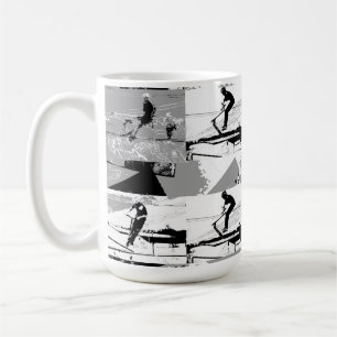 Laat scoot rond - Stunt scooter rijder Koffiemok