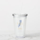 Laat SJ gaan Acryl Drinkbeker (Achterkant)