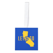 Laat SJ gaan Kubus Ornament (Voorkant)