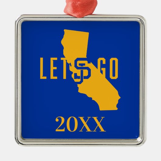 Laat SJ gaan Metalen Ornament (Voorkant)