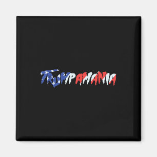 Laat Trump-a-mania Wild Brother Trump 2024 draaien Magneet