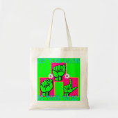 Laat uw handen uw stem zijn (1) tote bag (Voorkant)