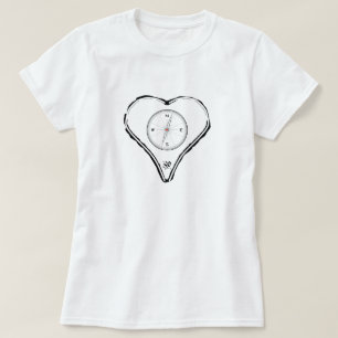 Laat uw hart uw kompas zijn v0 t-shirt