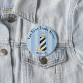 Laat uw licht Matthew 5:16 schijnen Ronde Button 7,6 Cm (In situ)