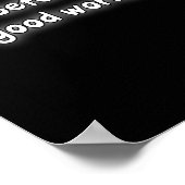 Laat uw licht met Matthew 5:16 Bijbelversie zien Poster (Hoek)