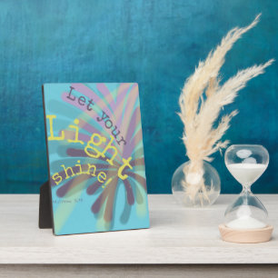 Laat uw licht schijnen fotoplaat