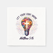 Laat uw licht schijnen servet (Voorkant)