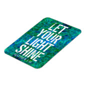 LAAT UW LICHTSCHIJN POSTER LATEN ZIEN MAGNEET (Linkerzijde)