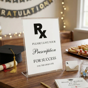 Laat uw recept voor succes achter Adviesbord Poster