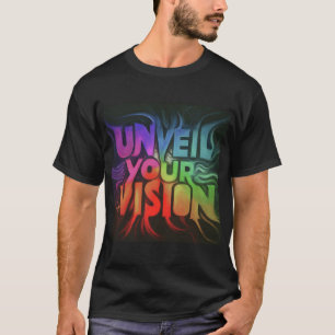 Laat uw visieontwerp zien mannen t-shirt