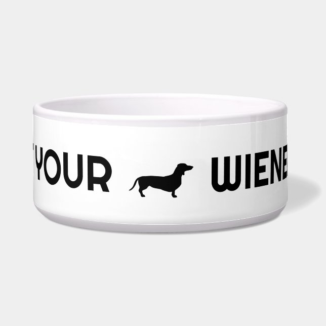 LAAT UW WEERGAANDE WATERBOWL WETEN VOERBAKJE (Voorkant)