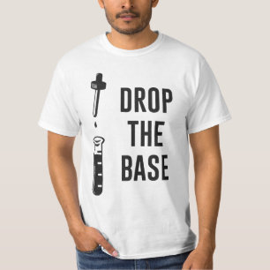 Laat vallen de BasBasis van de Chemie T-shirt