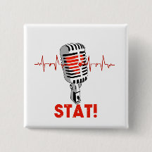 Laat vallen de microfoon logo