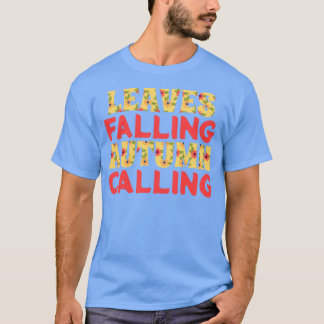 Laat vallen herfst bellen t-shirt