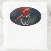 Laat vallen met Bud Ovale Sticker (Tas)