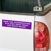 laat vallen teleprompter bumpersticker (Op Truck)