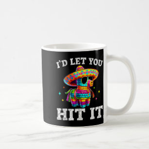 Laat vijf mei piñata shirt mannen vrouwen slaan koffiemok