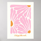 Laat vreugde wortel schieten poster (Voorkant)