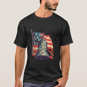 Laat vrijheid een grappige luiaard klinken t-shirt