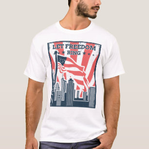 Laat vrijheid Ring T-shirt