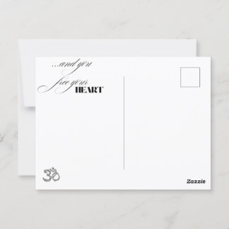 Laat woede los - Boeddha Mindfulness Quote T-Shirt Briefkaart